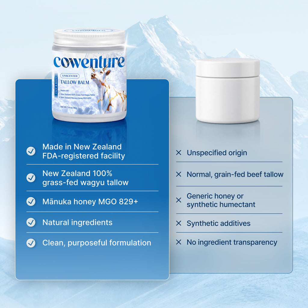 New Zealand Wagyu Tallow & Manuka Honey MGO 829+ Hydrating Moisturizer